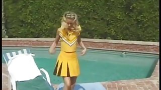 Ashley fucked hard by the pool