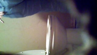 The toilet spy cam has voyeured even pregnant girl pissing