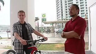 Young White Gay Screwed Hardcore With A Massive Black Cock
