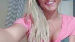 Perfect teen blonde masturbation