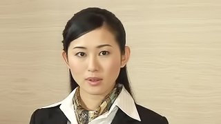 Mio Kitagawa the Hotel Worker Sucks A Customer's cock