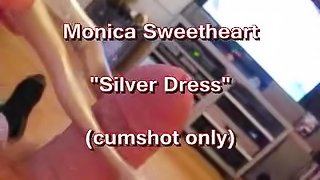 PREVIEW ONLY: Monica Sweetheart in a silver dress facial (cumshot only)